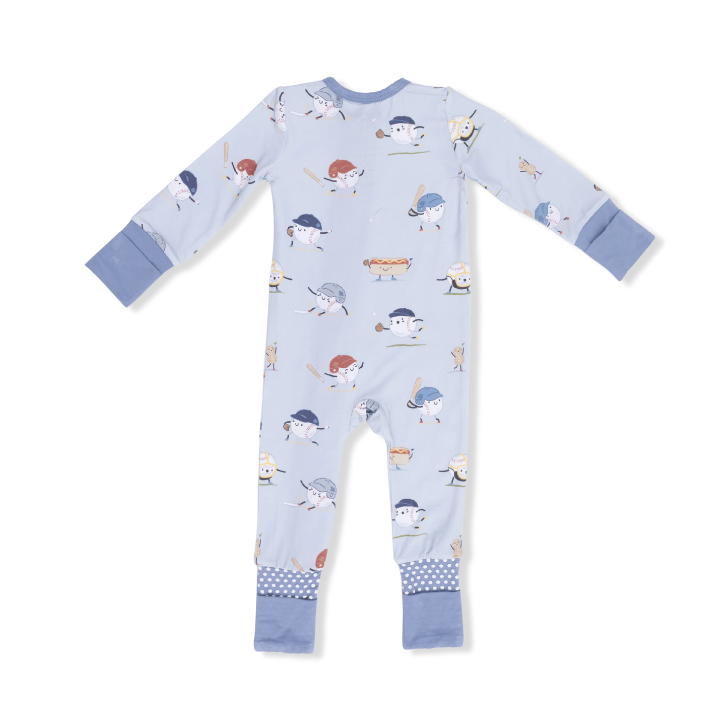 Baseballs Playing Baseball Convertible Romper