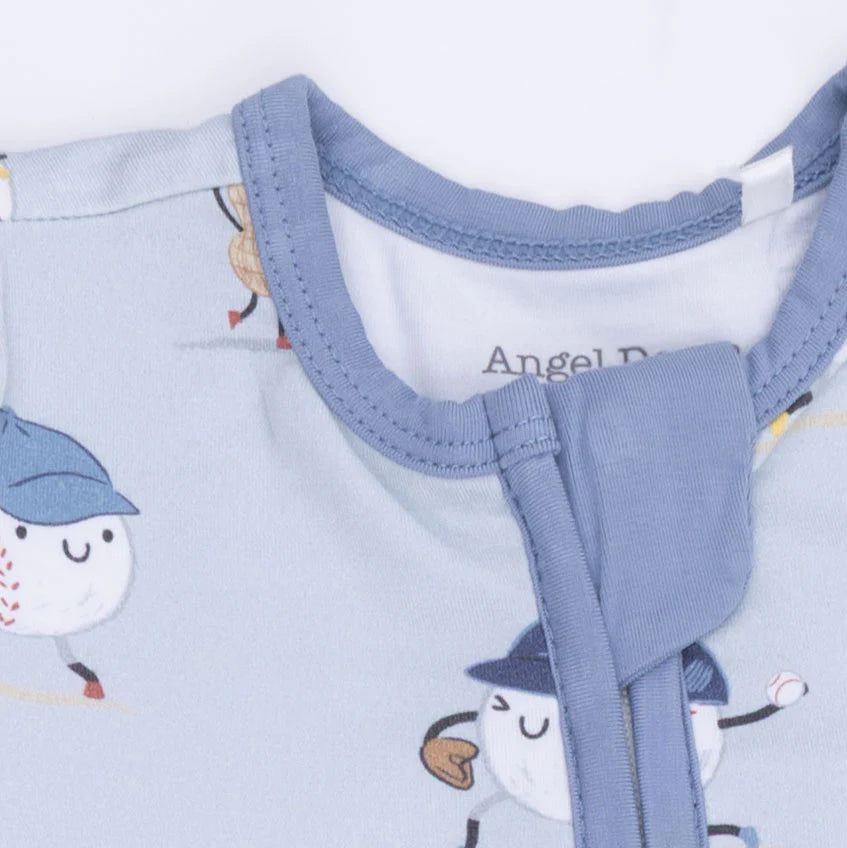 Baseballs Playing Baseball Convertible Romper