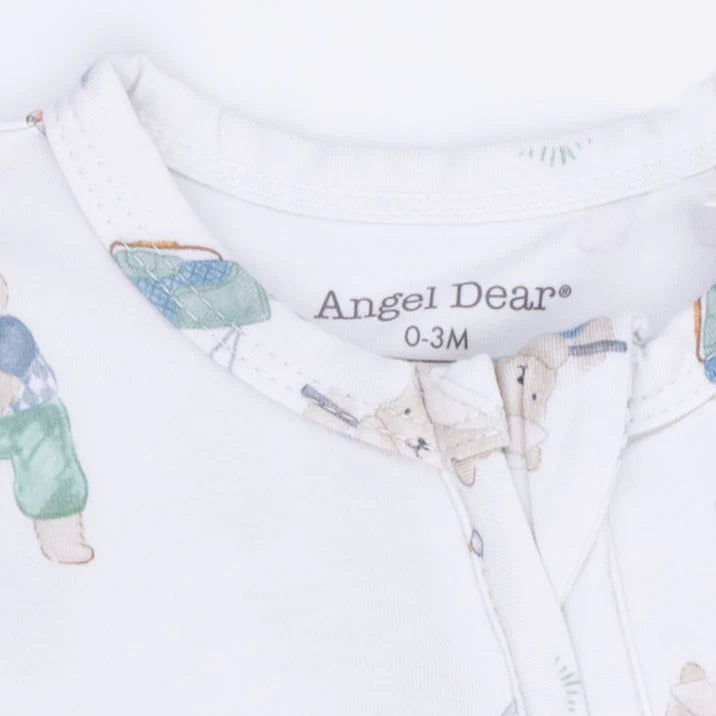 Golfing Teddy Bears 2 Way Zipper Footie