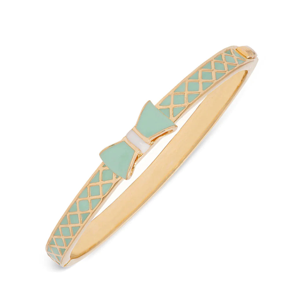 Mint Bow Bangle