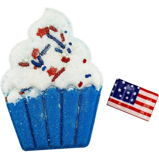 Patriotic Cupcake Prize Bath Bomb