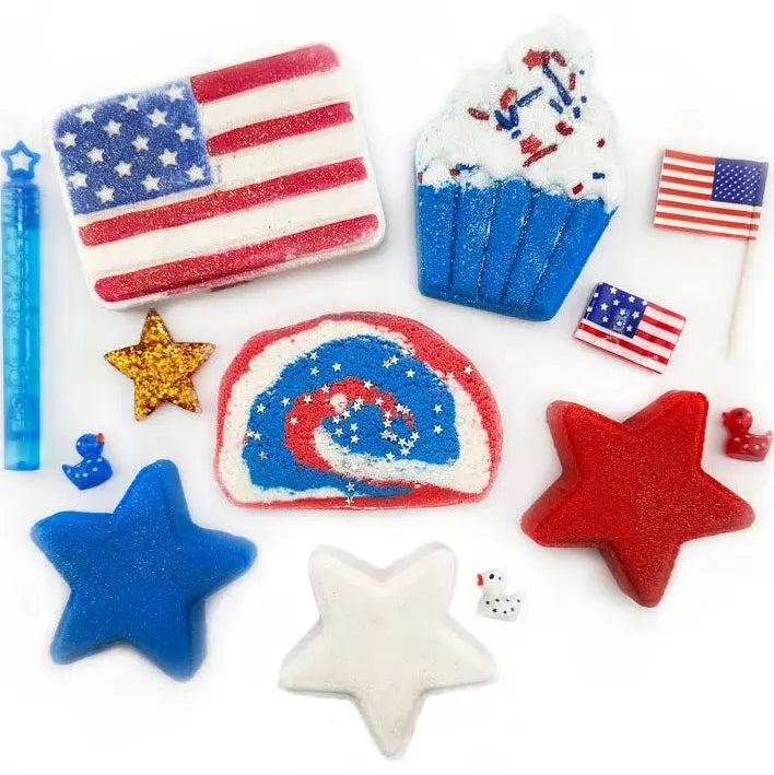 Patriotic Cupcake Prize Bath Bomb