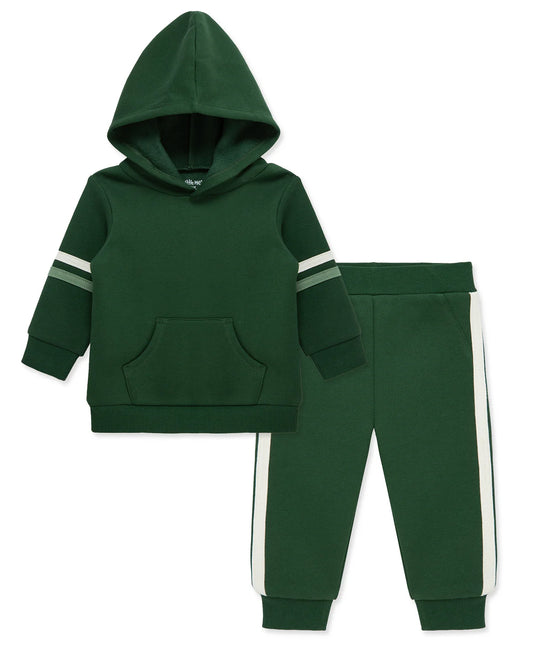 Green Sweatshirt Set