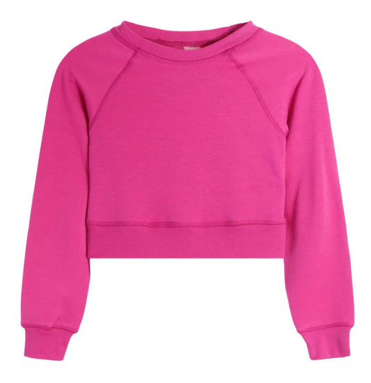 Muted Fuchsia Soft Cloud Crewneck Top