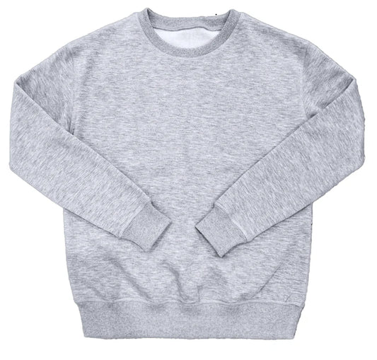 Soft Heather Grey Cloud Oversized Sweatshirt