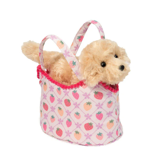 Berry Sweet Sassy Sak With Golden Retriever