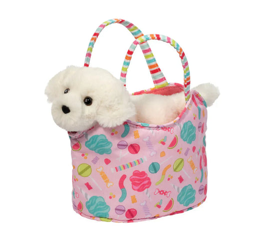 Candy Pop Sassy Sak With White Retriever