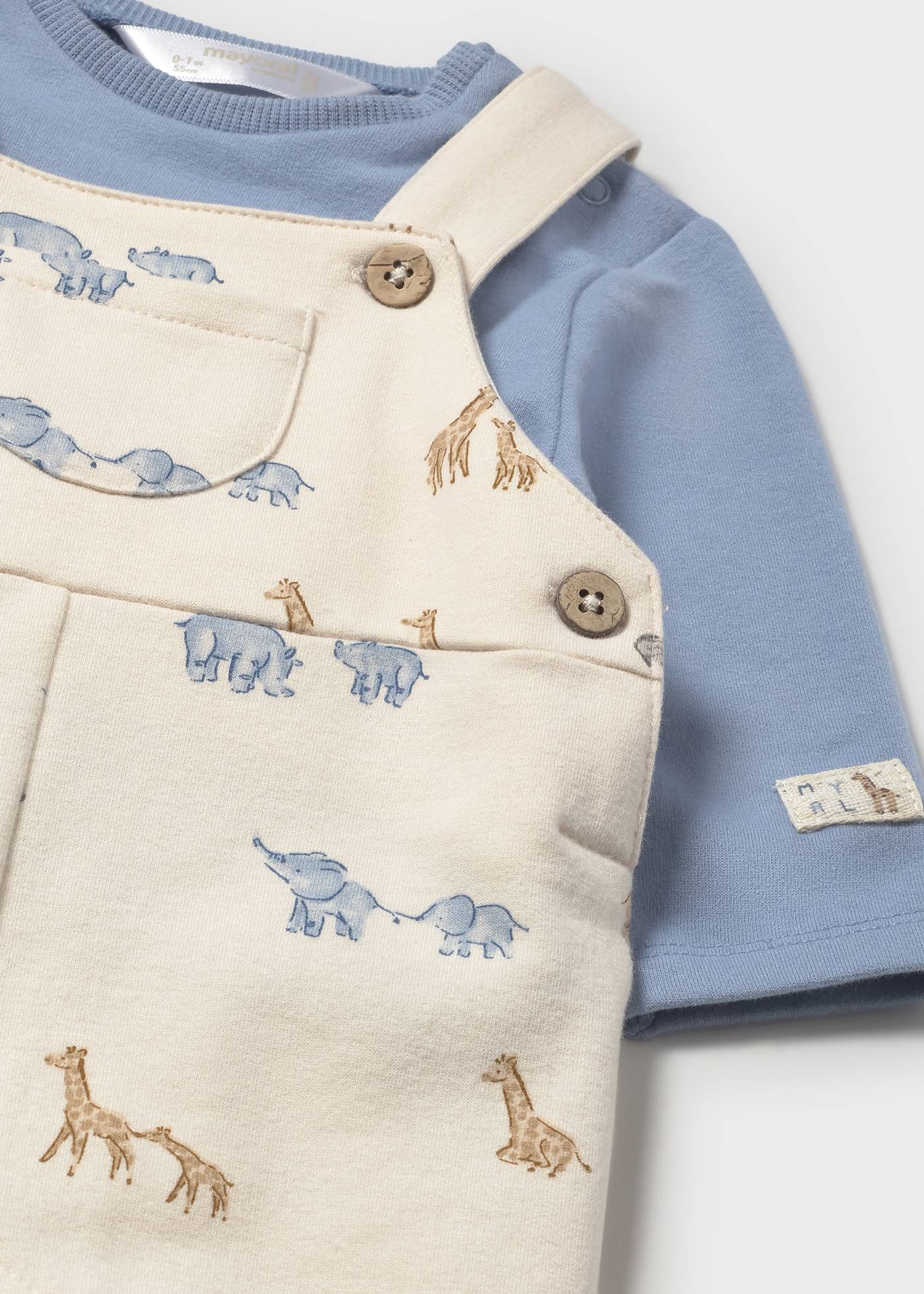 Safari Printed Overall Set
