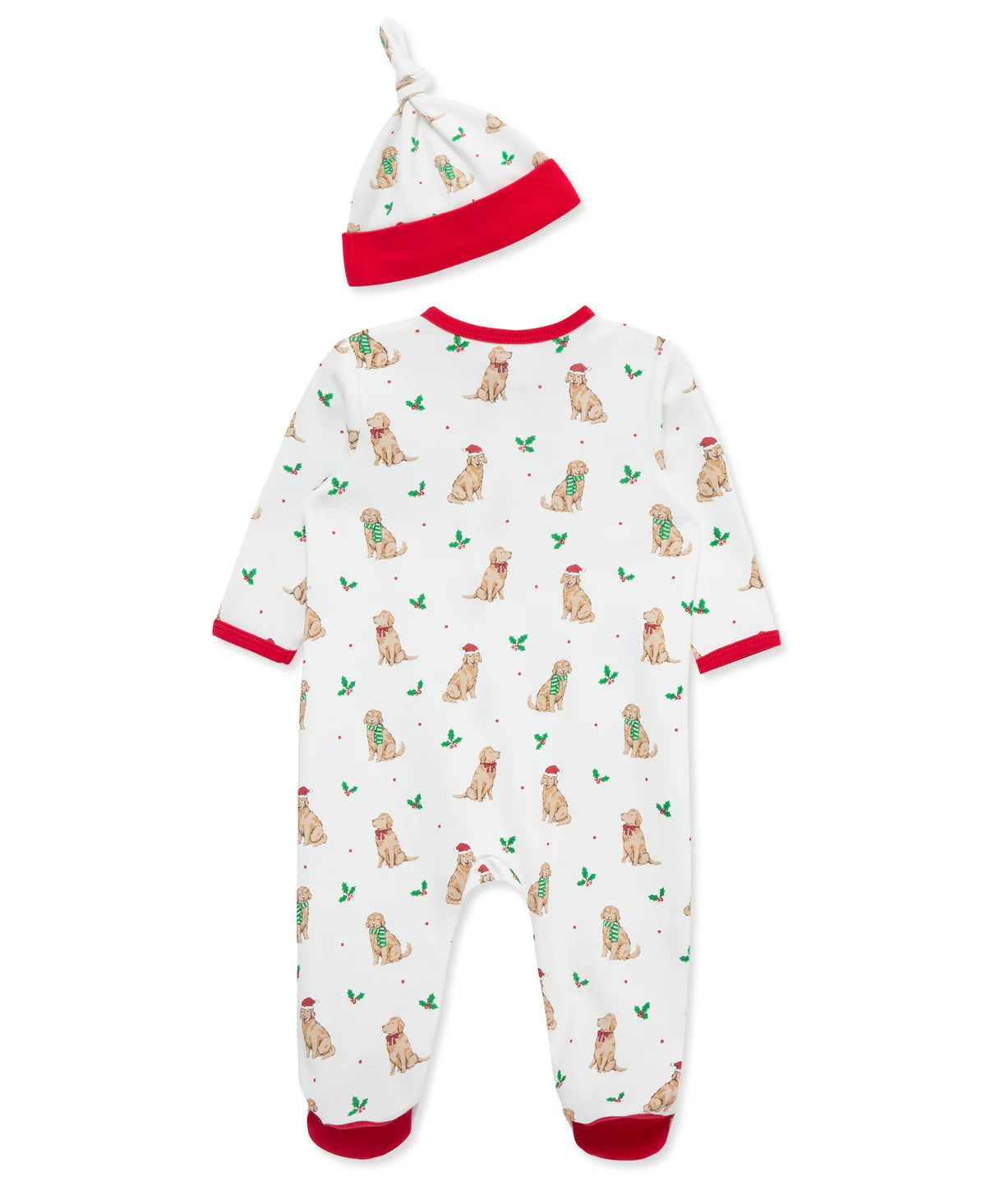 "My First Christmas" Puppy Footie & Hat