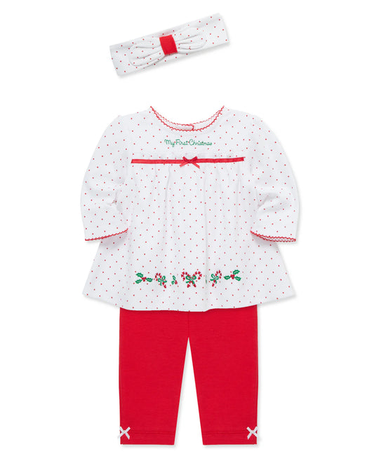"My First Christmas" Holly Tunic Set