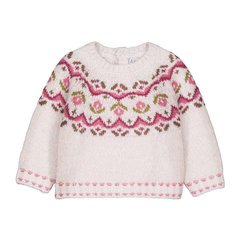 Jacquard Sweater & Soft Flare Pant Set