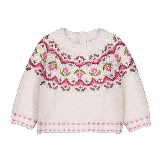 Jacquard Sweater & Soft Flare Pant Set