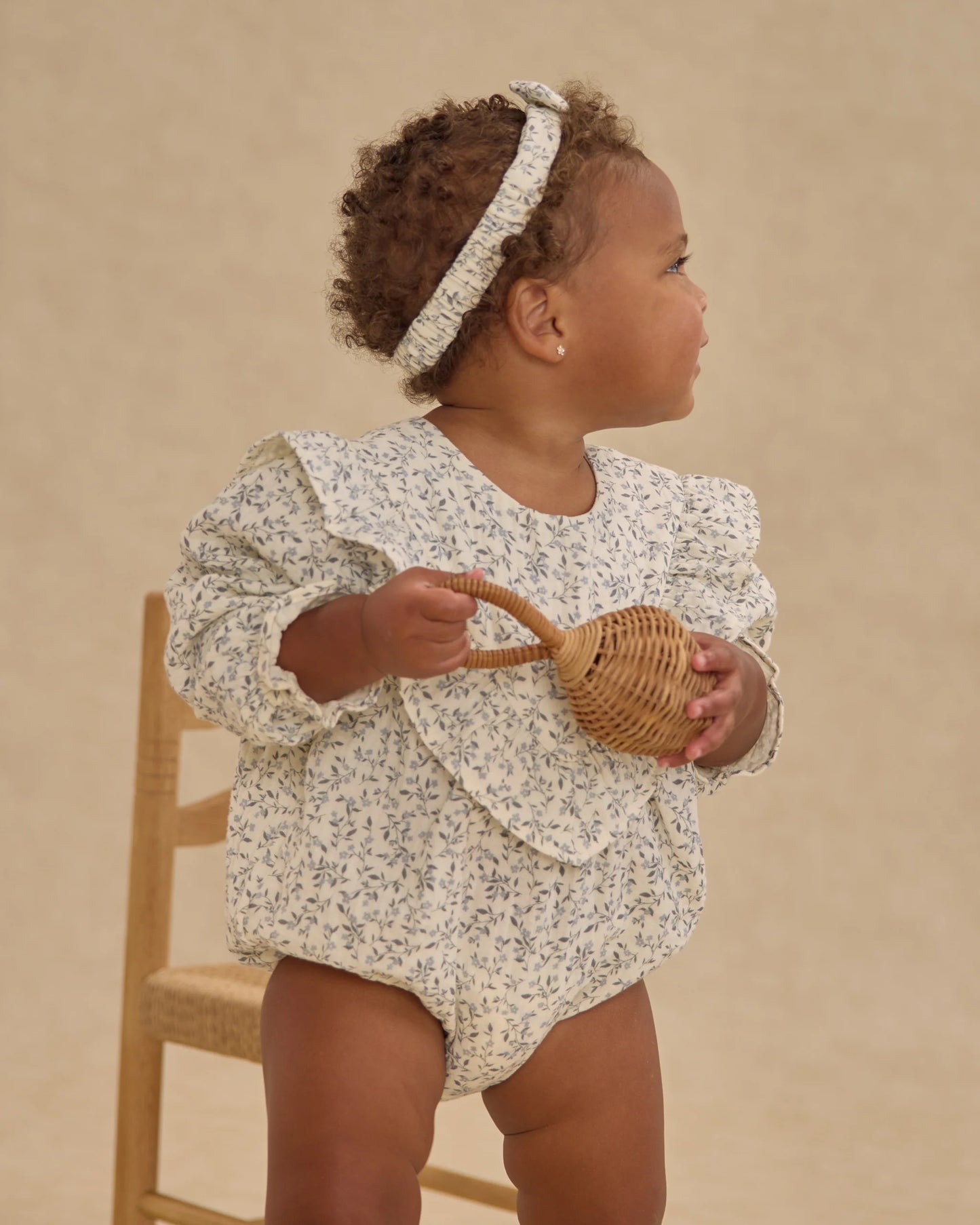 Winnie Romper || Blue Vines
