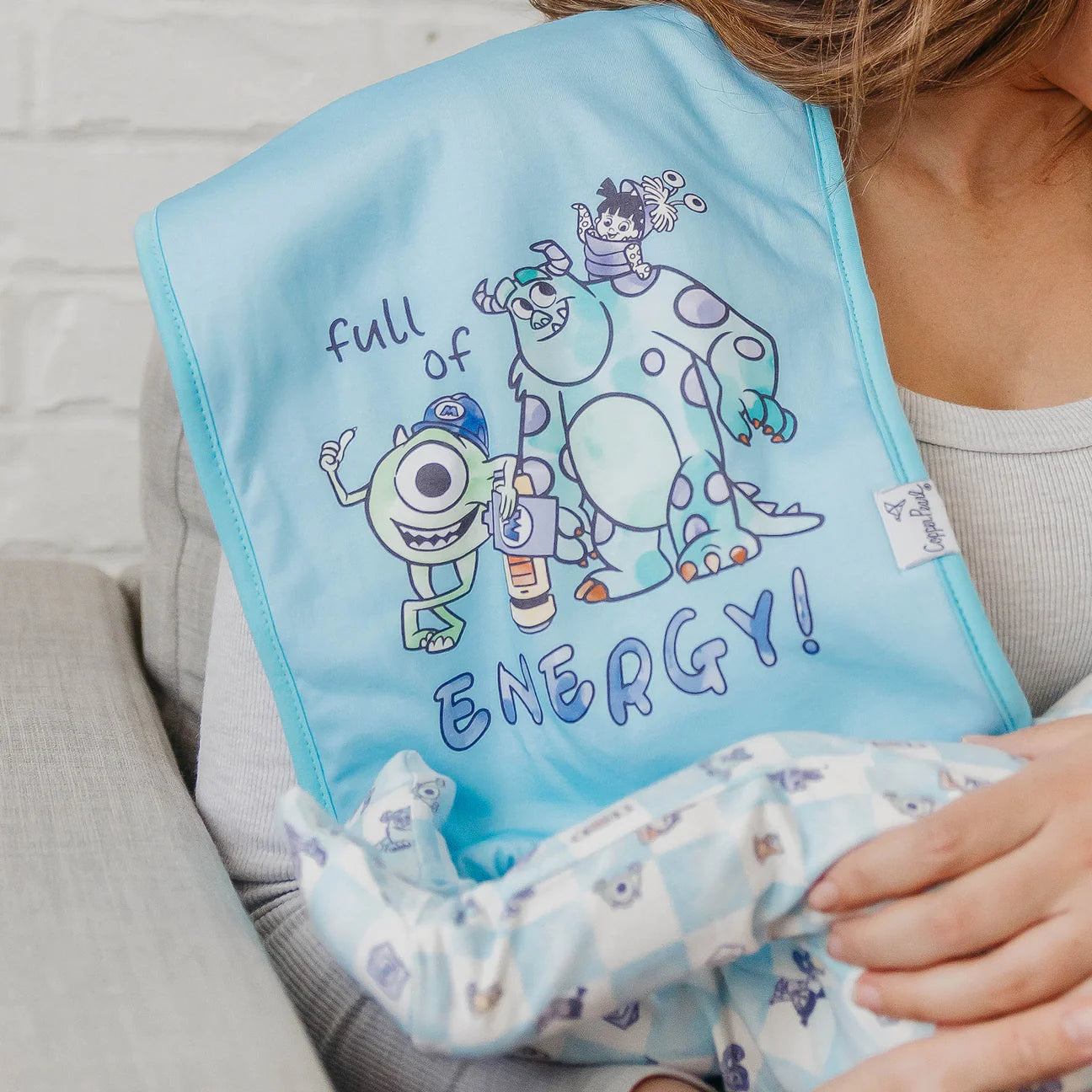 Premium Burp Cloths Monsters Inc Medley