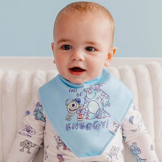 Baby Bandana Bib Set Monsters Inc Medley