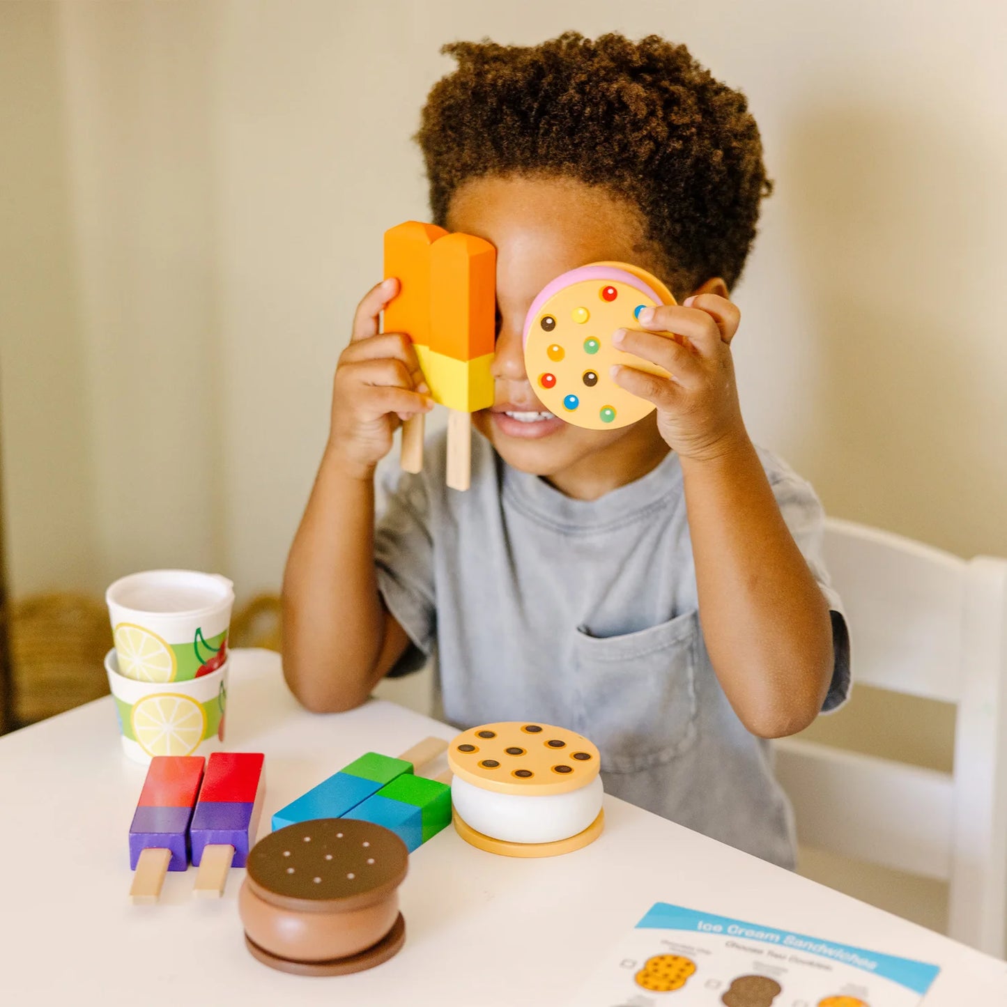 Wooden Frozen Treats Ice Cream Play Set