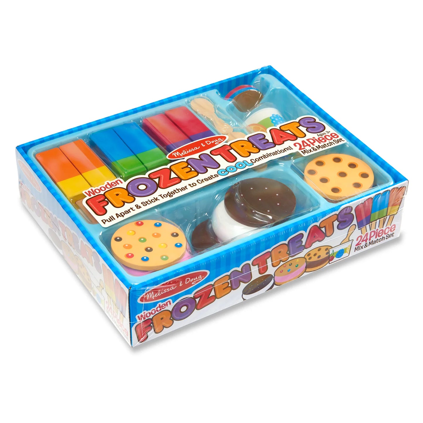 Wooden Frozen Treats Ice Cream Play Set
