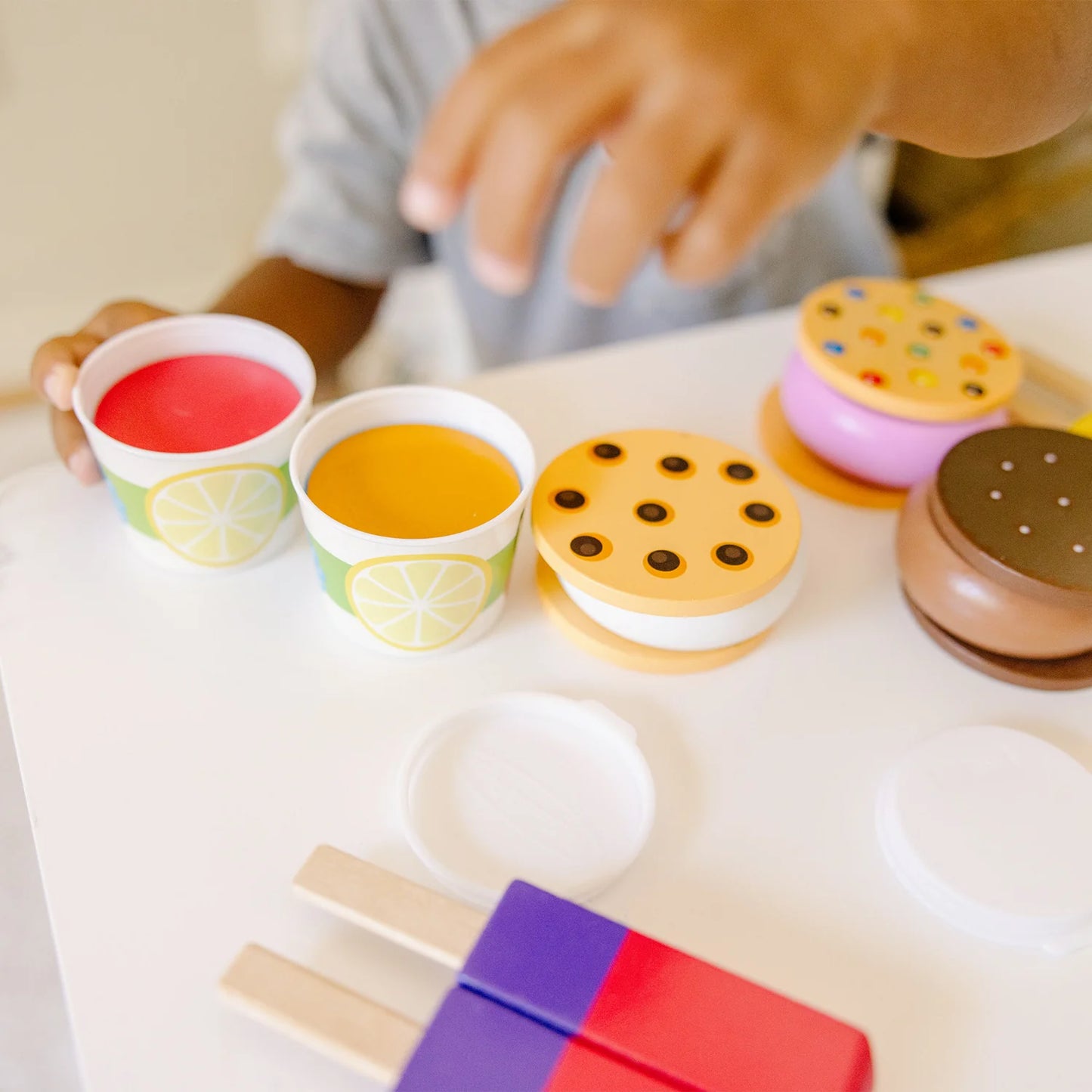 Wooden Frozen Treats Ice Cream Play Set
