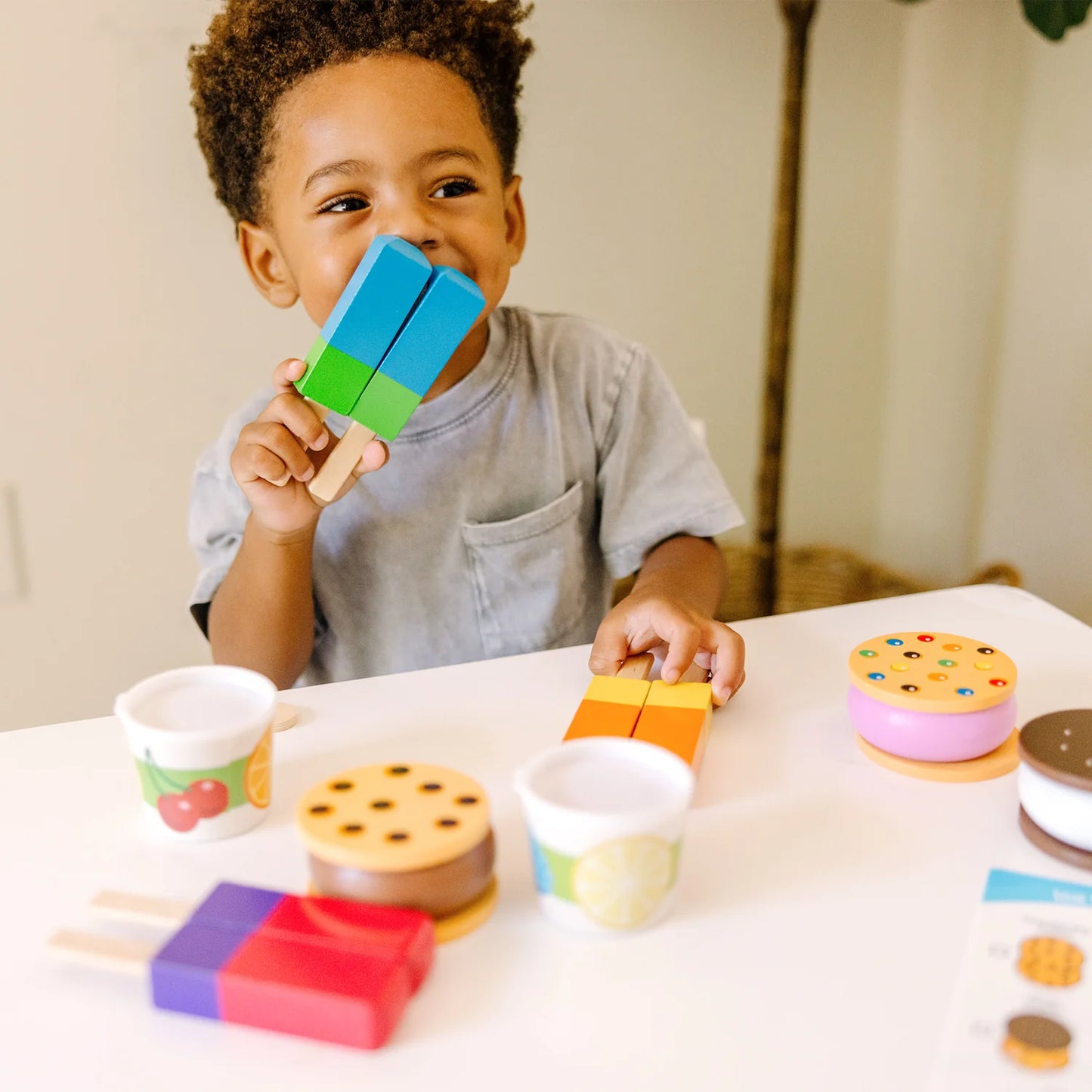 Wooden Frozen Treats Ice Cream Play Set