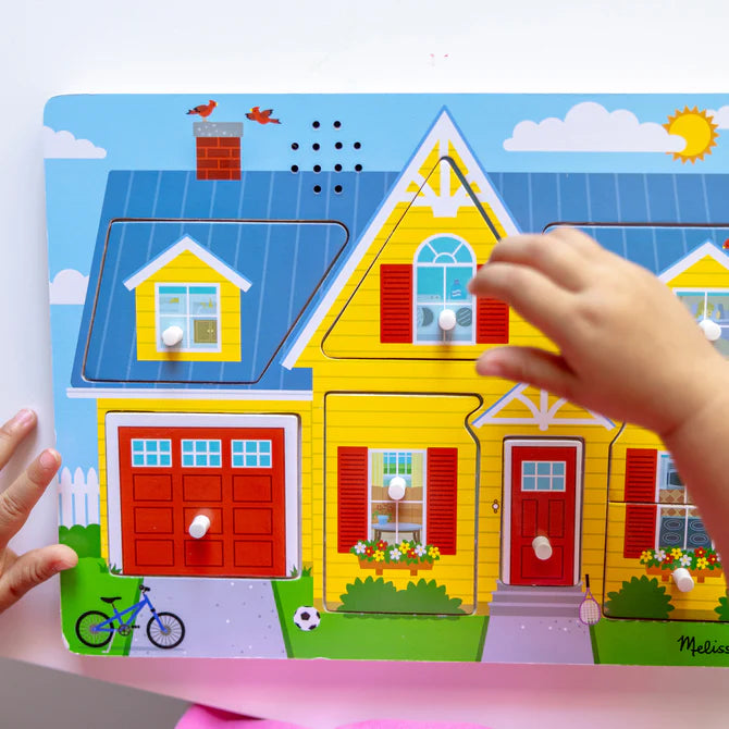 Around the House Sound Puzzle - 8 Pieces