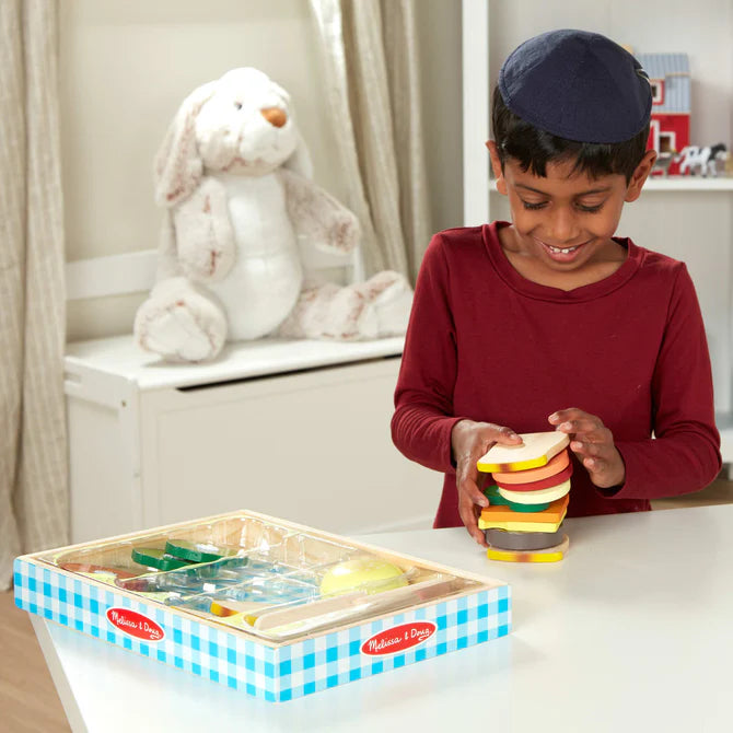 Wooden Sandwich Making Play Set