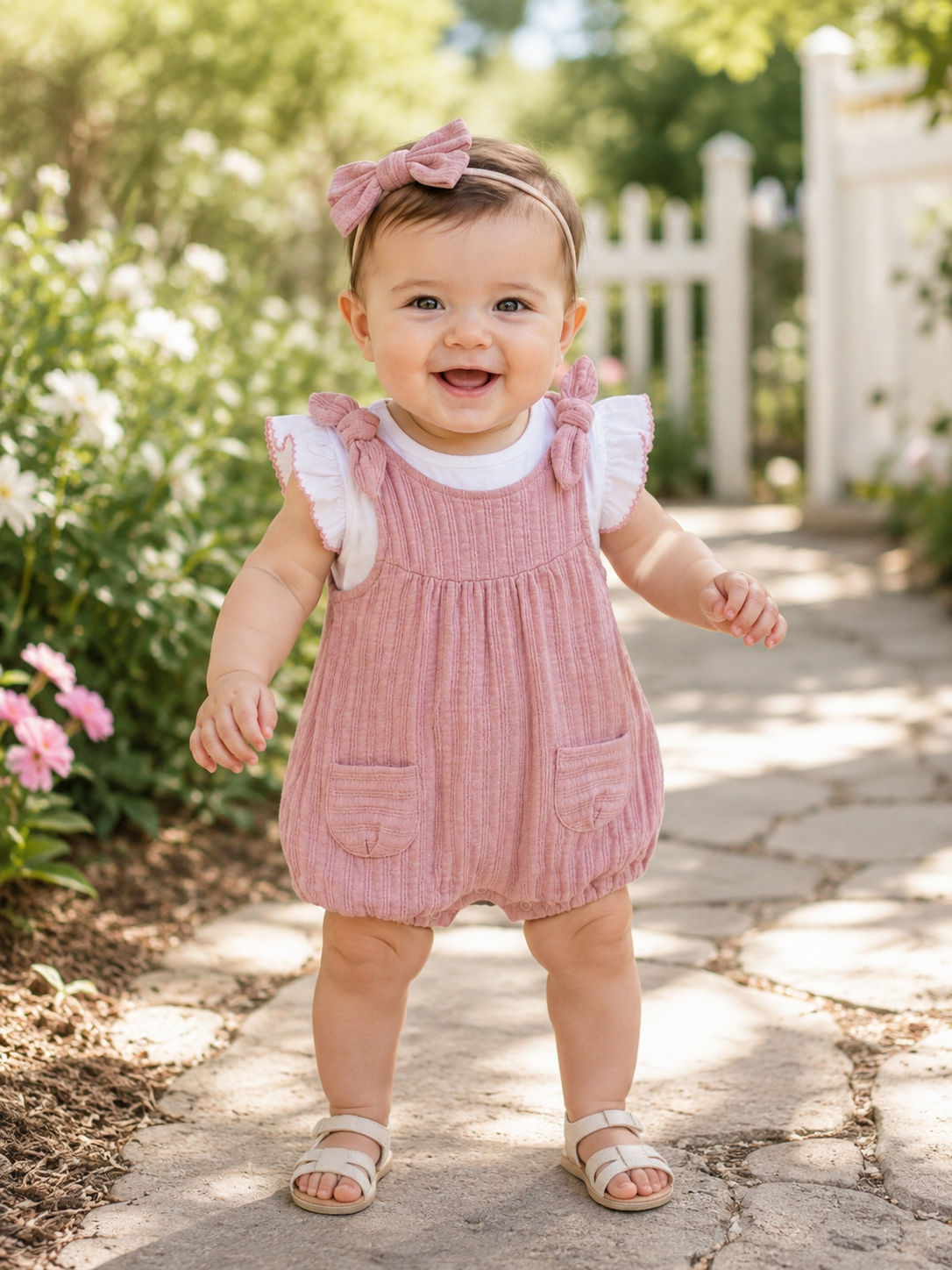Pink Romper Set
