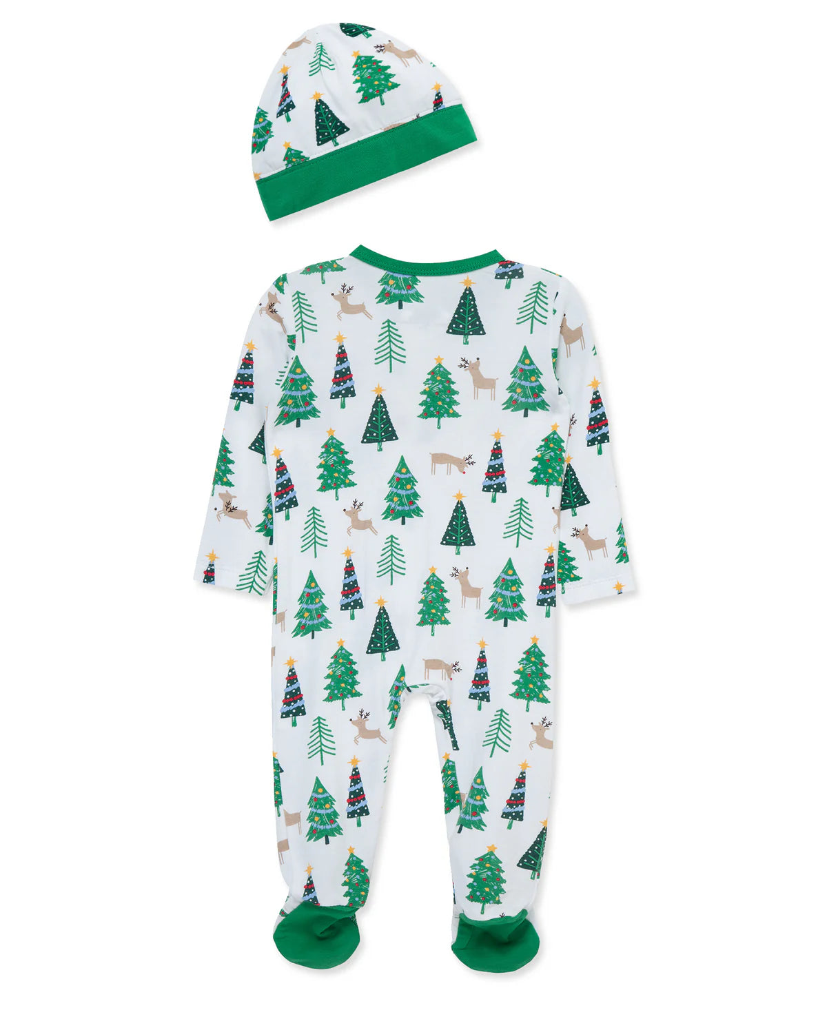 Trees Footie & Hat Set