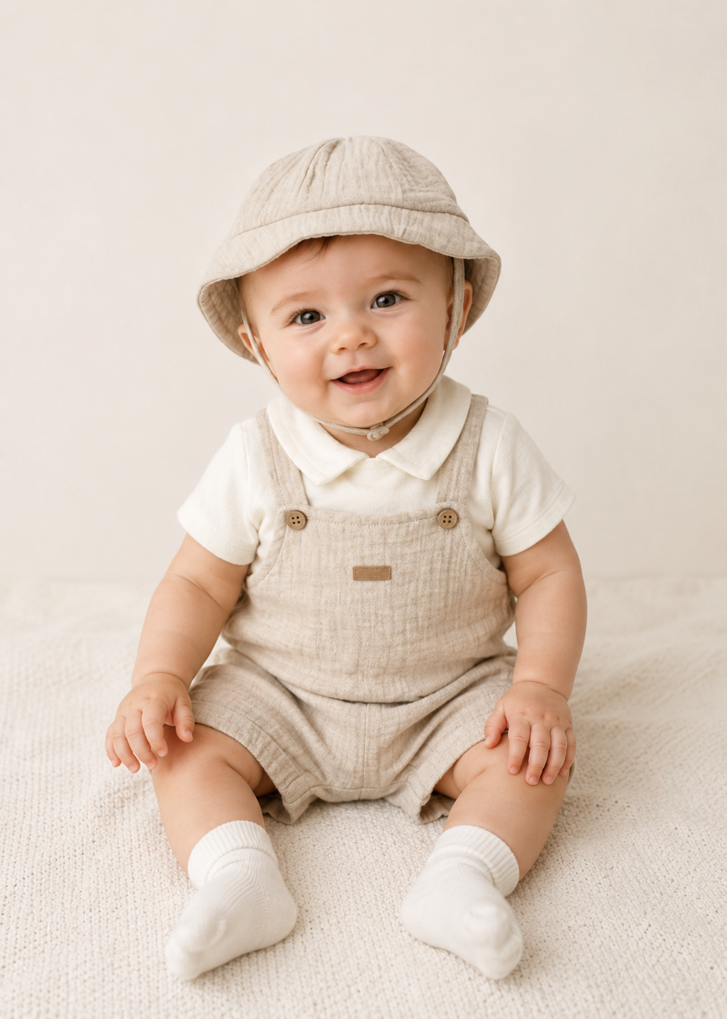 Short Romper & Hat Set