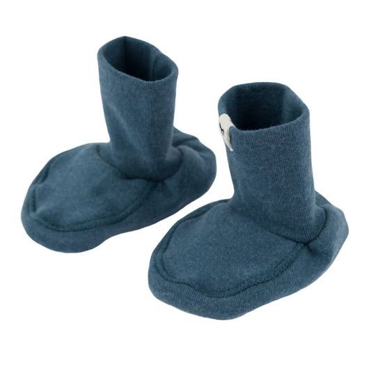 oh baby! Baby Snowdrift Booties - Ocean