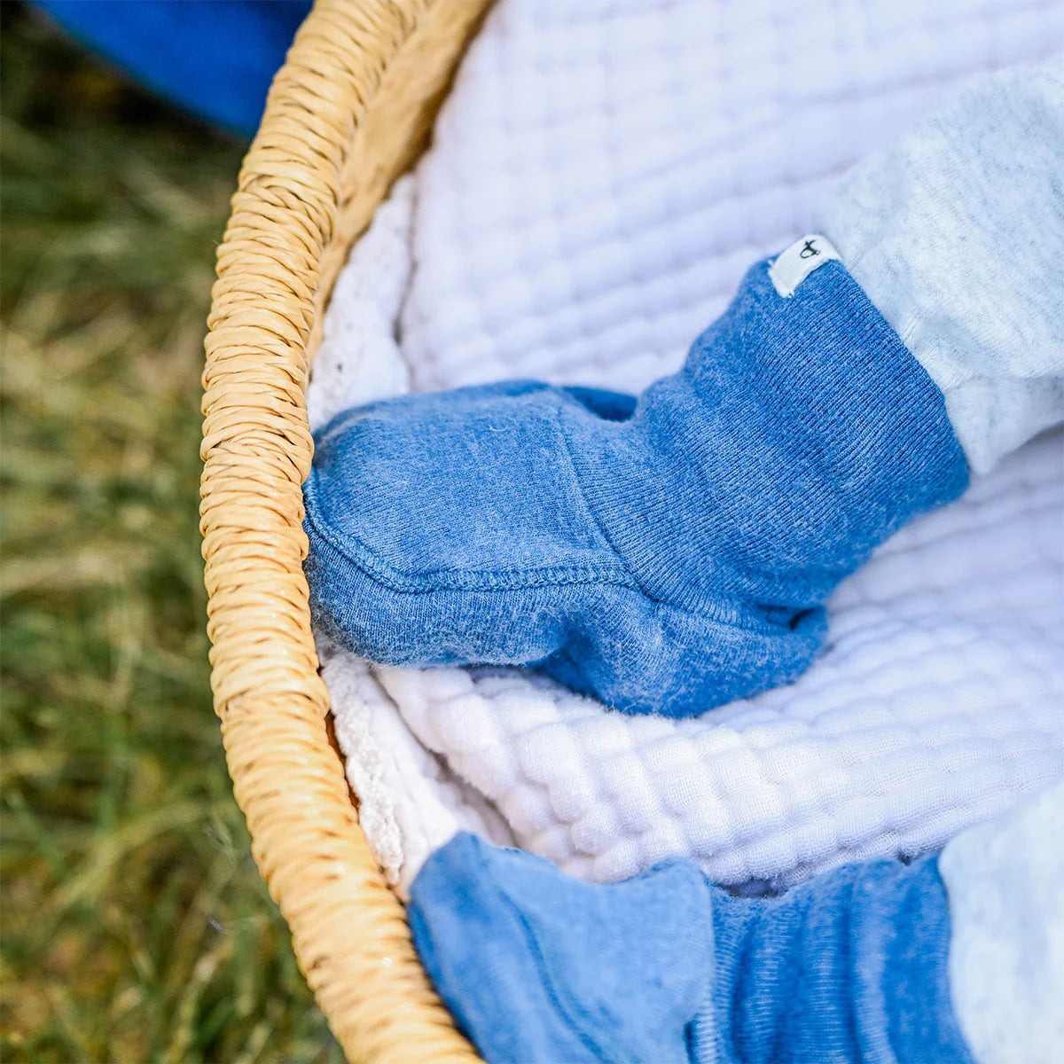 oh baby! Baby Snowdrift Booties - Ocean