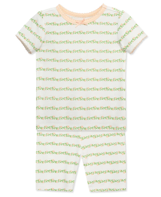 Floral Shortie Pajama Set