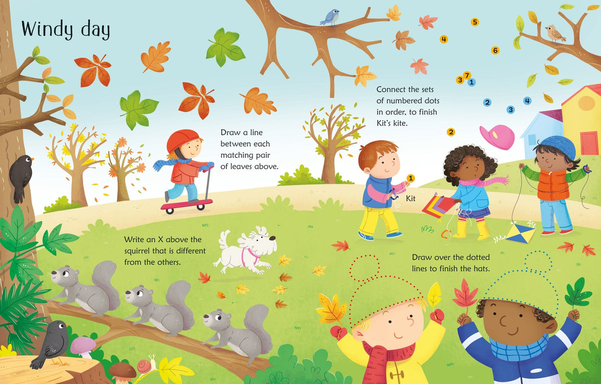 Wipe Clean Fall Activities