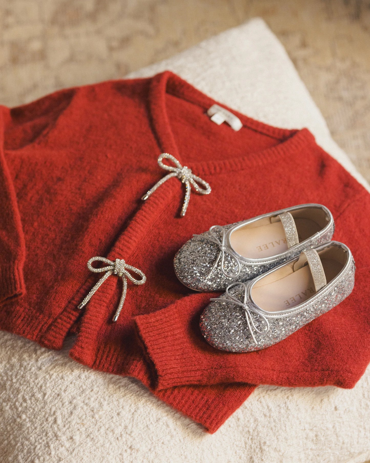 Bow Cardigan || Ruby