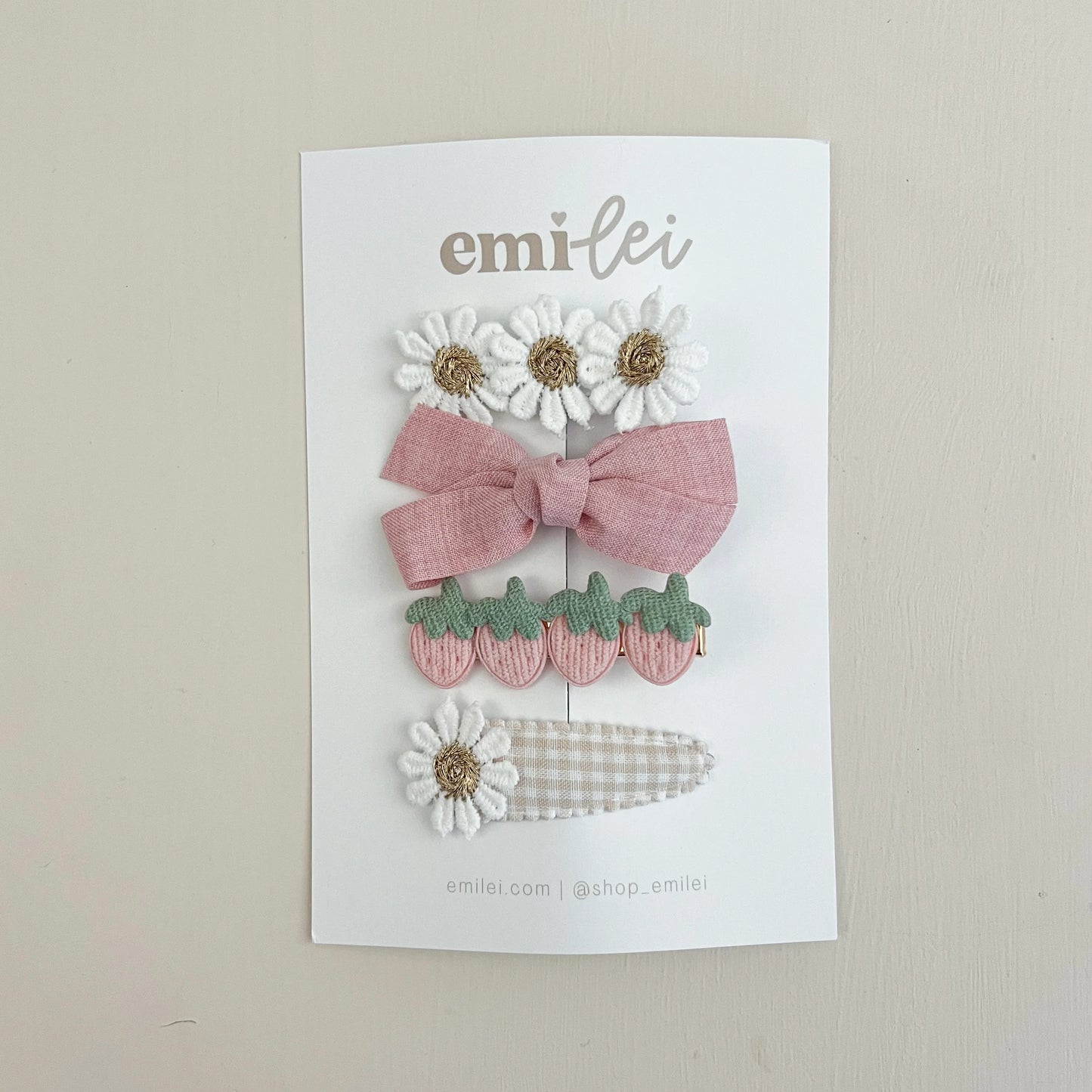 Barrette Hair Clips - Set of 4