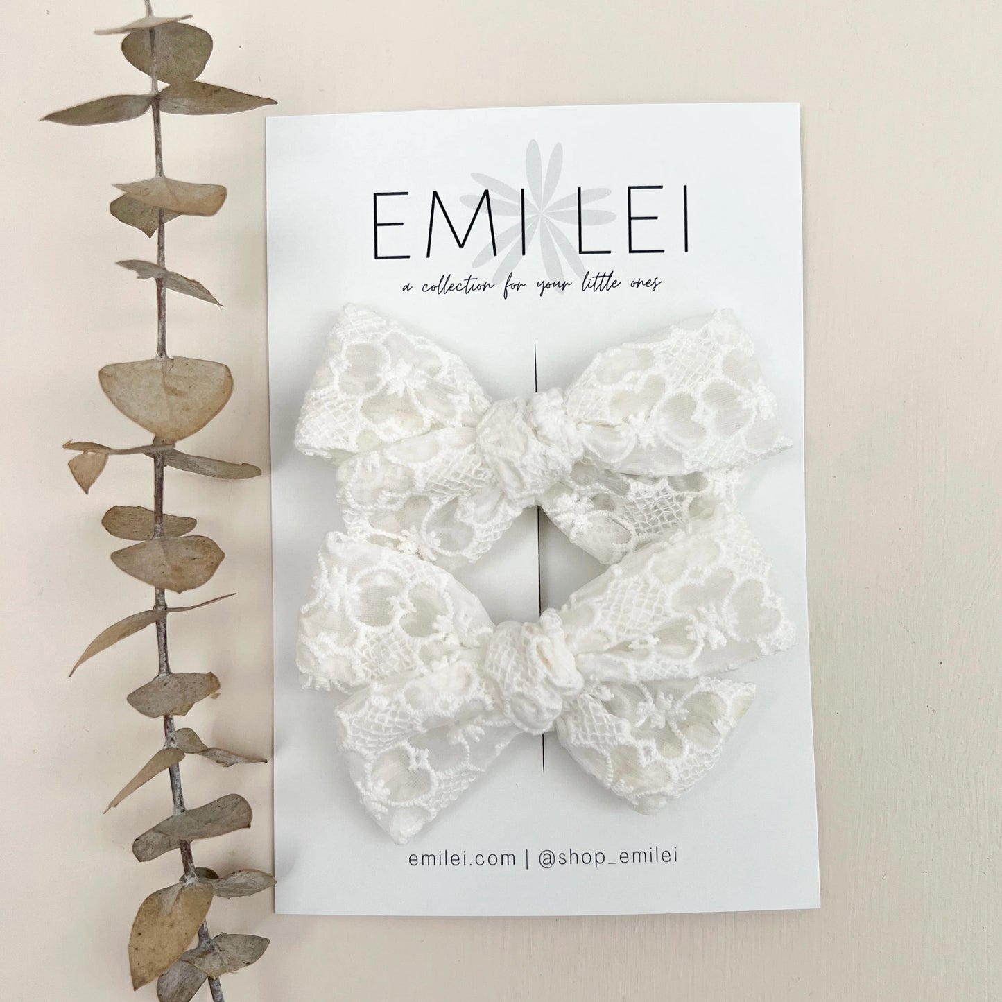 Pigtail Bow Clips
