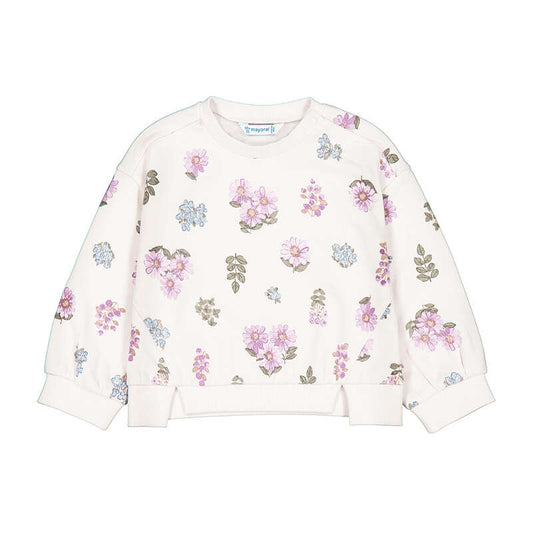 Fleece Floral Pullover