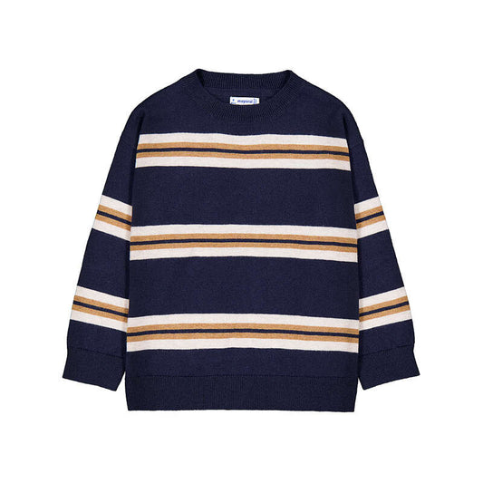 Navy Striped Sweater