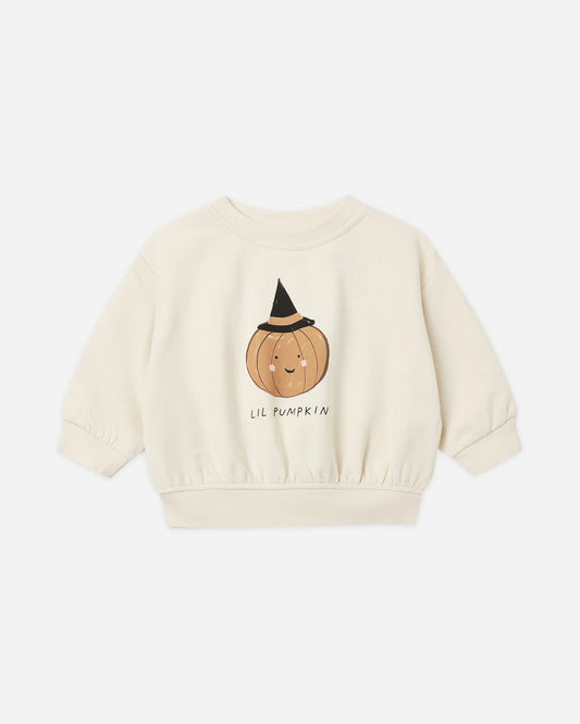 Relaxed Fleece Sweatshirt & Sweatpant Set Lil Pumpkin