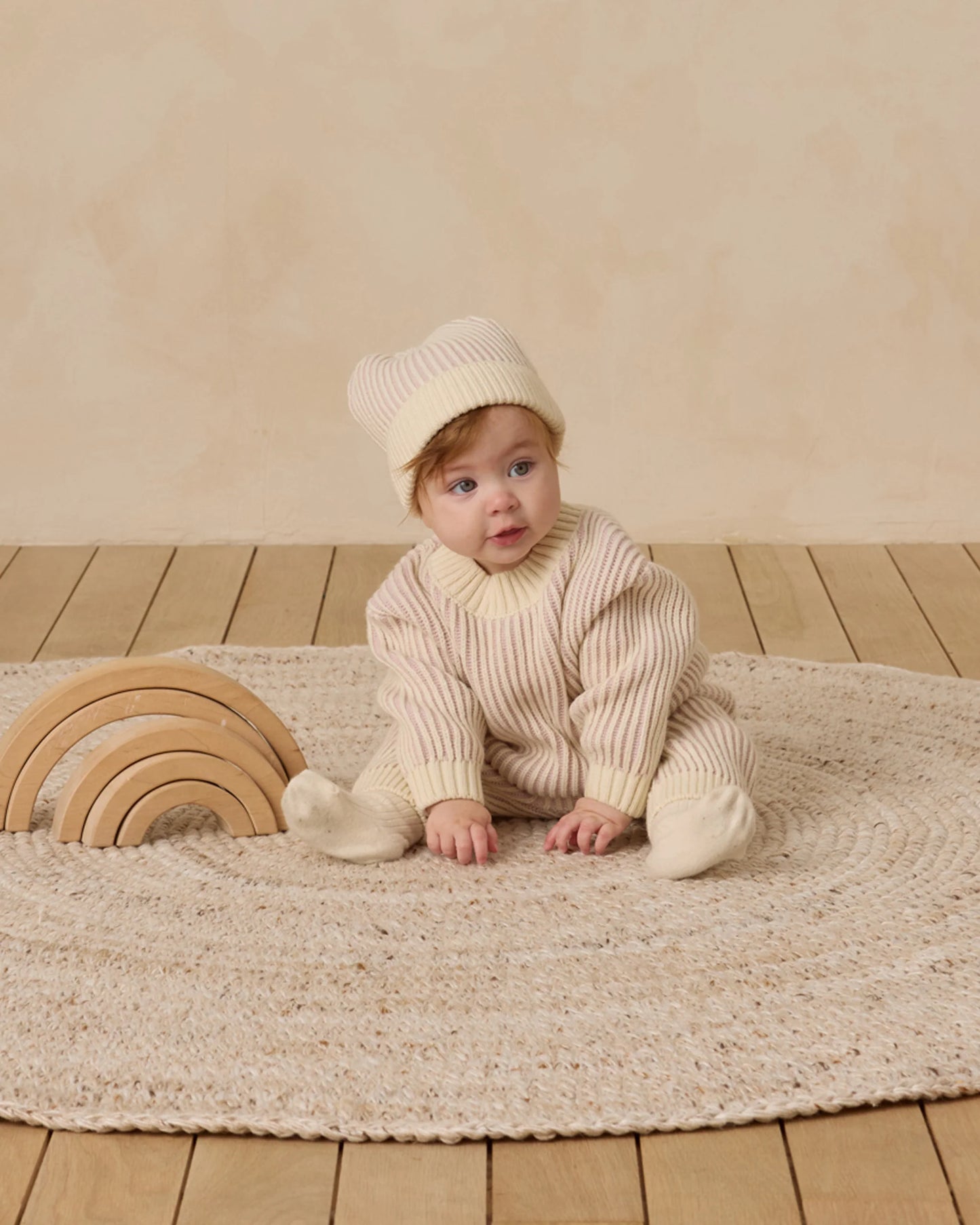 Chunky Knit Pant & Sweater Set || Lilac