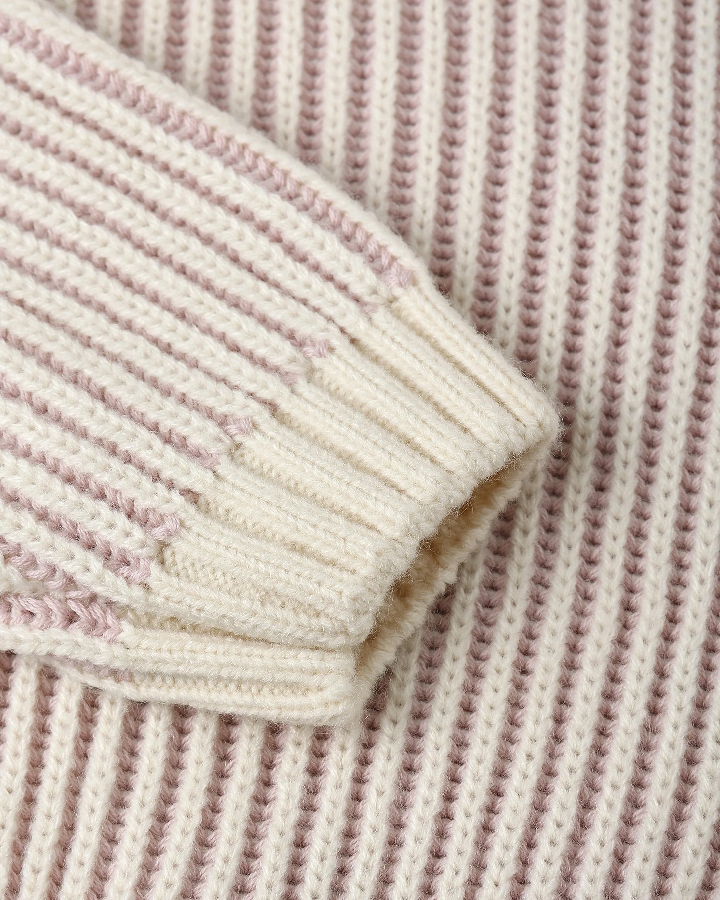 Chunky Knit Pant & Sweater Set || Lilac