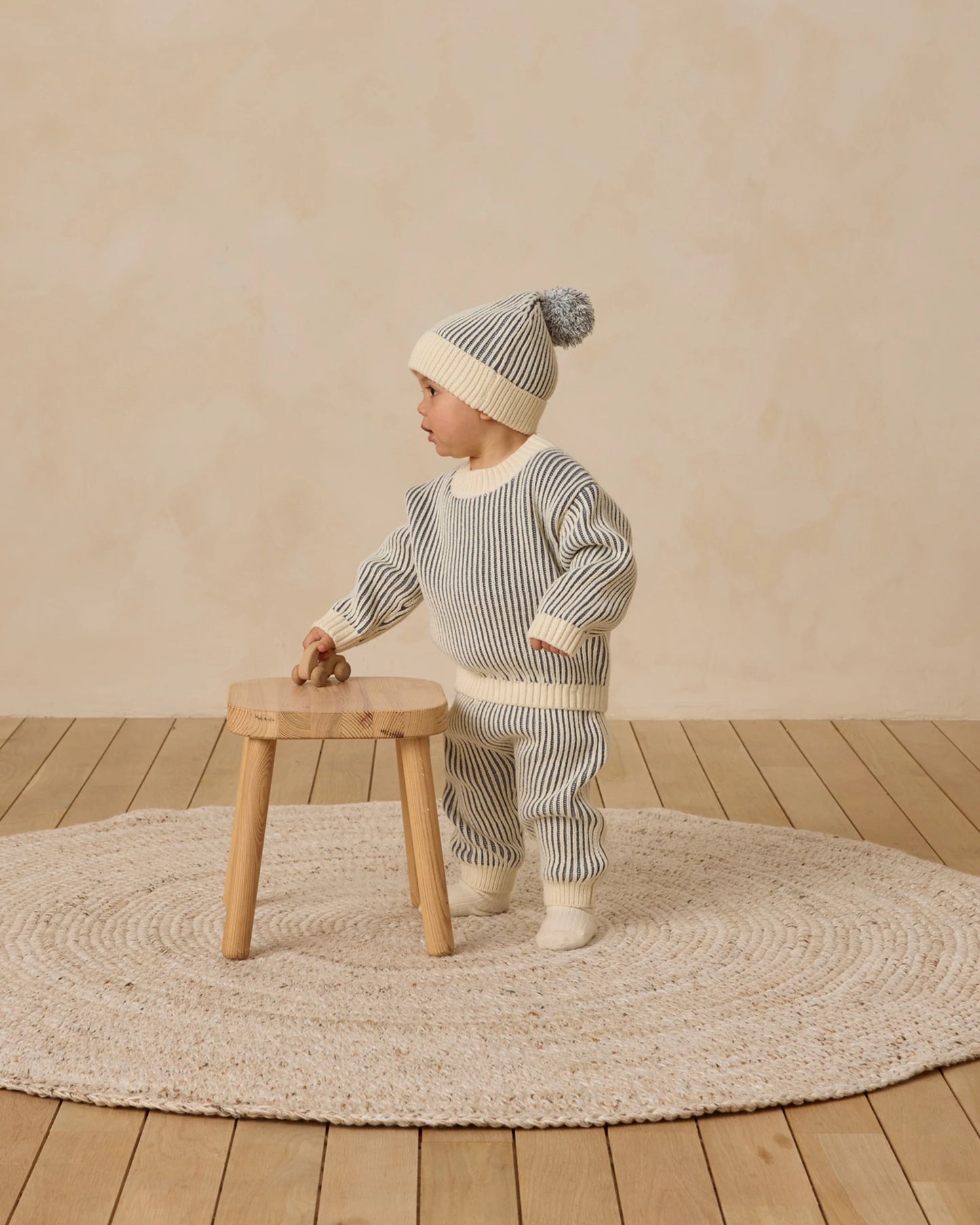 Chunky Knit Pant & Sweater Set || Ocean
