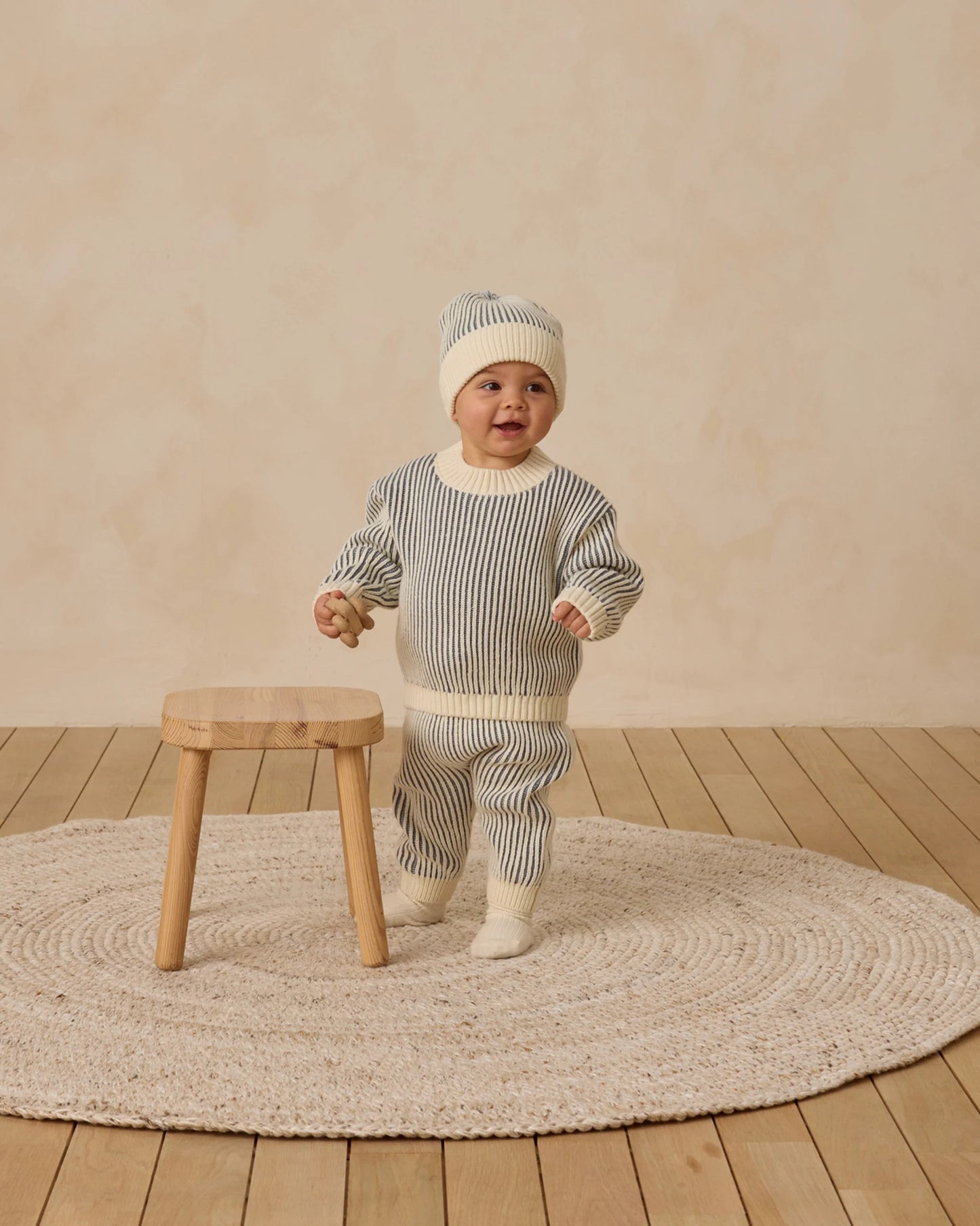 Chunky Knit Pant & Sweater Set || Ocean