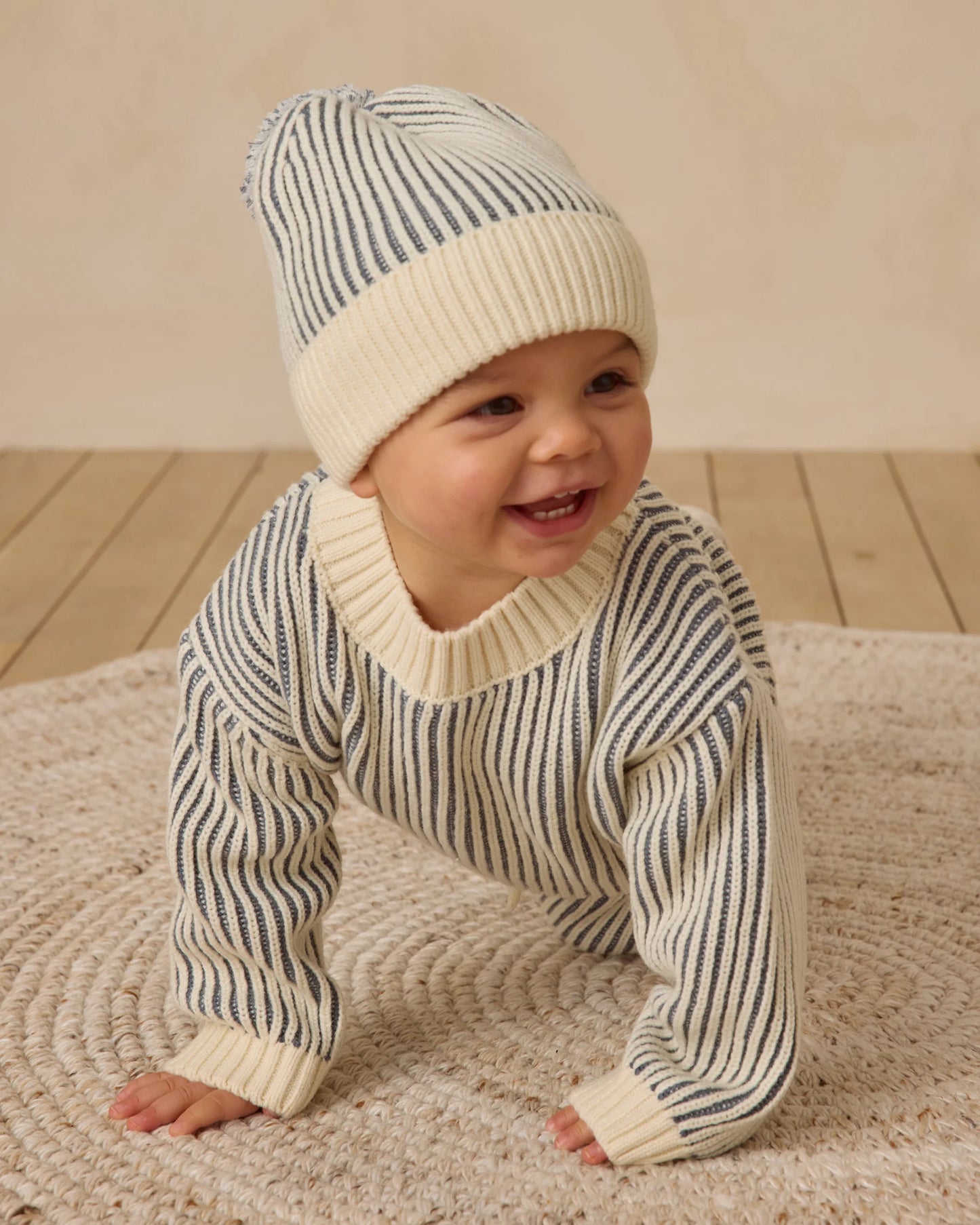 Chunky Knit Pant & Sweater Set || Ocean