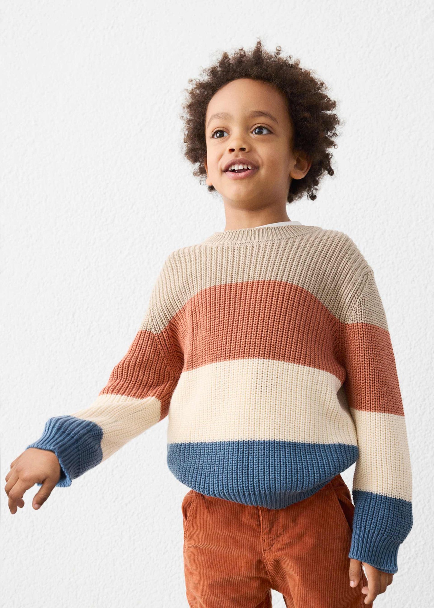 Colorblock Knit Pullover