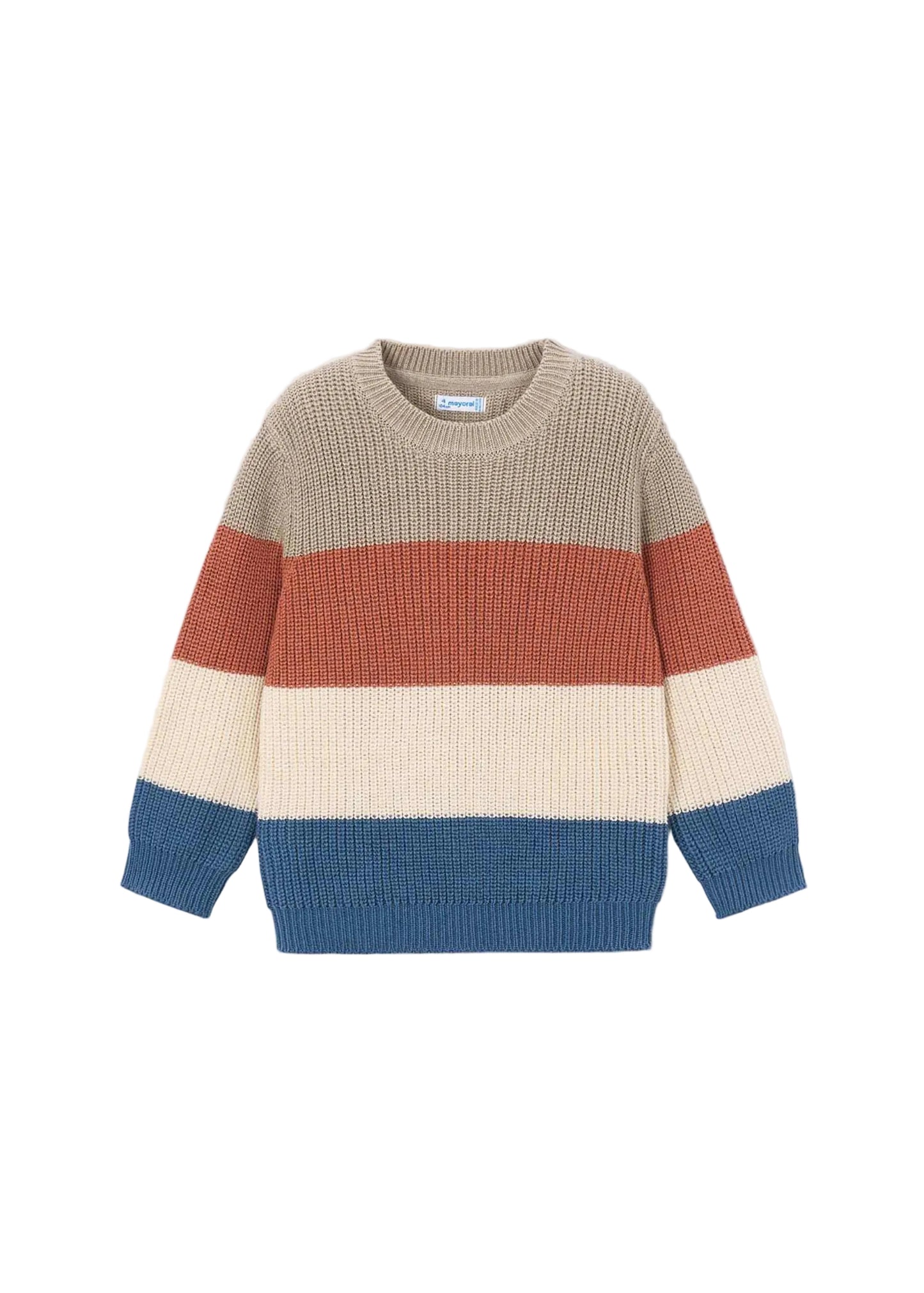 Colorblock Knit Pullover