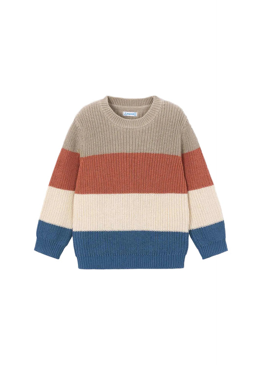 Colorblock Knit Pullover