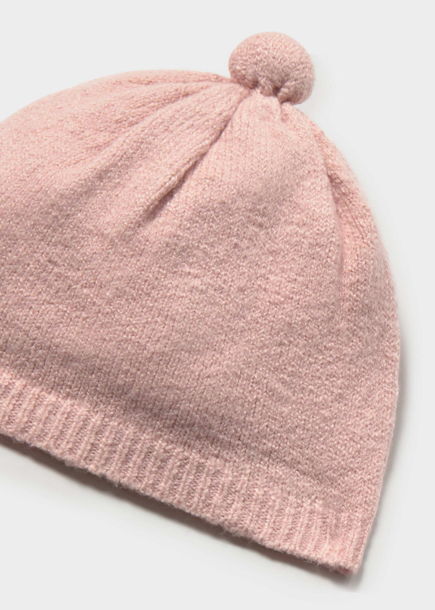Pink Knit Footed Pants & Cardigan Set With Hat