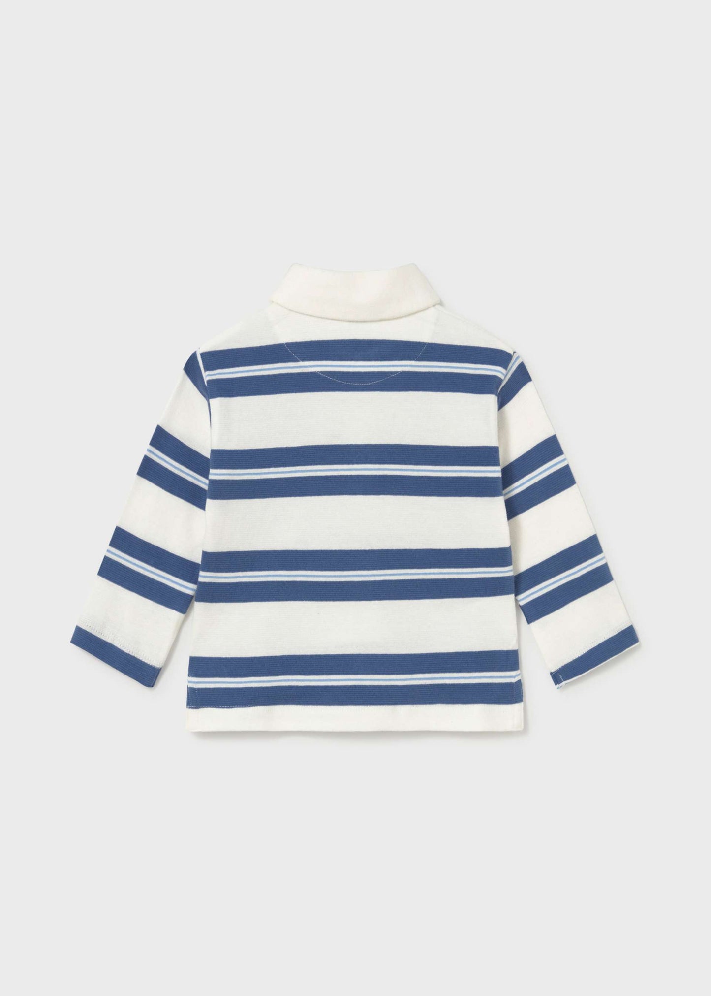 Long Sleeve Stripe Polo