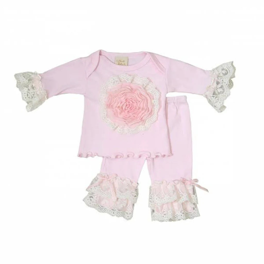 Pink Lullabye Baby Girls Pant Set