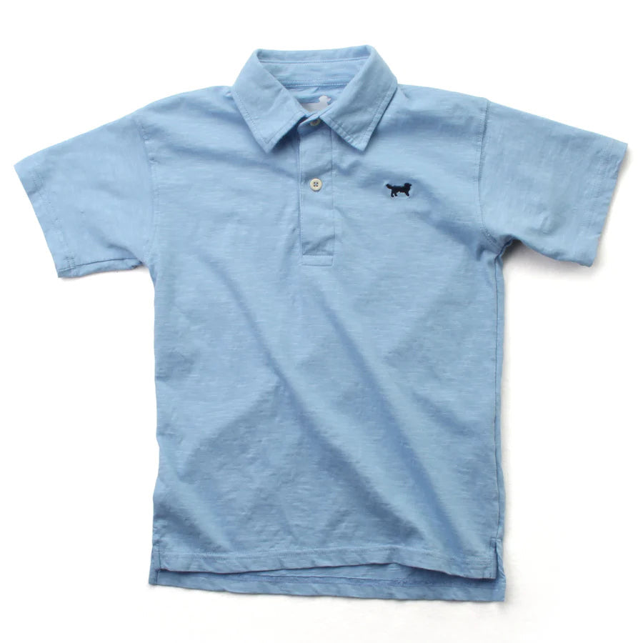 Cloudy Yarn Short Sleeve Polo